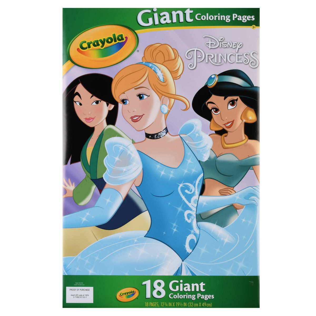 Crayola® Giant Coloring Book, Disney® Assorted Titles, 13 1/2 x 19 1/2,  Pad Of 20 Pages