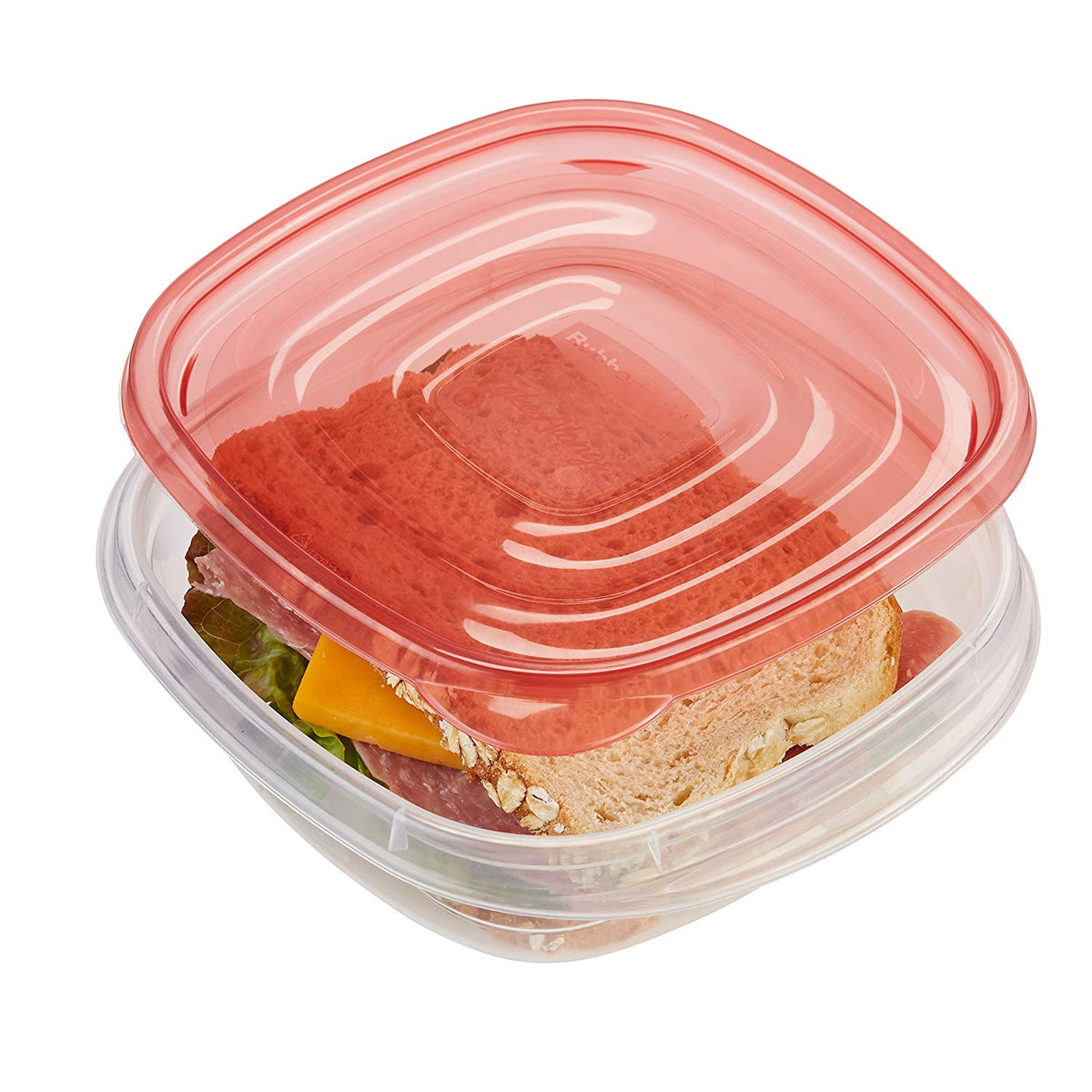 Rubbermaid TakeAlongs 2.9 Cup Square Food Storage Container 2 Pack 