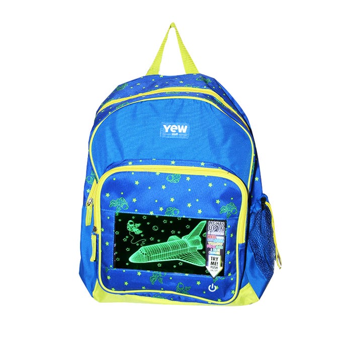 Pop Light Backpack + Lunchbox (Spaceship)