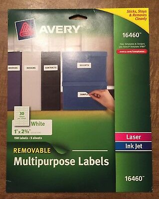 Multiple Purpose Labels Removable 16460 (AVERY) – C&I Office Supplies S.A.