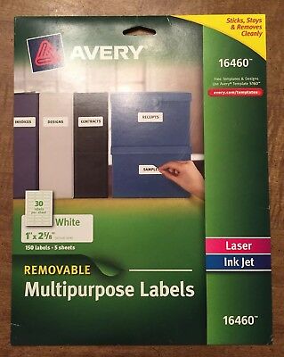 Multiple Purpose Labels Removable 16460 (AVERY)