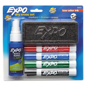 EXPO DRY ERASE SET (CHISEL and FINE TIP )