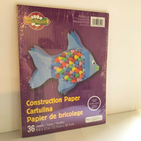 Construction Paper (LITTLE FINGERS 36)