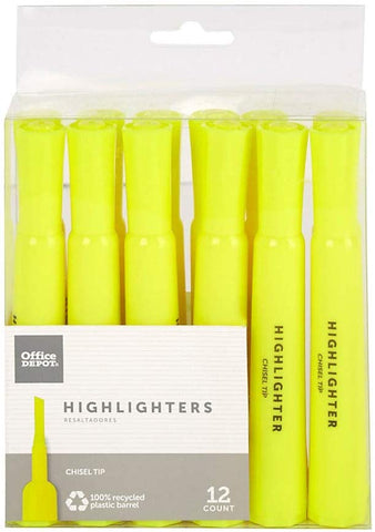 Office Depot Chisel-Tip Highlighter