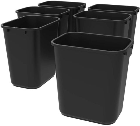 Black Trash Can (Medium)
