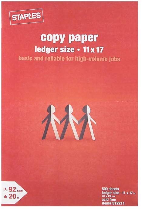 Staples Copy Paper (11 in x 17 in)