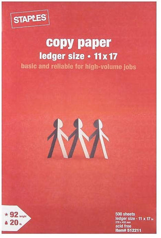 Staples Copy Paper (11 in x 17 in)