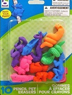 Pencil Pet Erasers