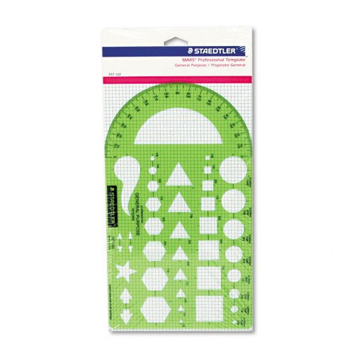 Staedtler Template, Geometric Shapes/Symbols