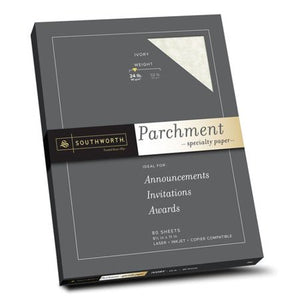 Parchment Specialty Paper (SOUTHWORTH 80 SHEETS)