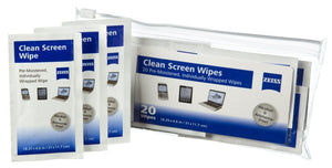 Zeiss LCD Clean Screen Wipes, 20 count