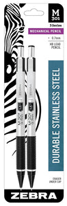 Zebra Stainless Steel Mechanical Pencil