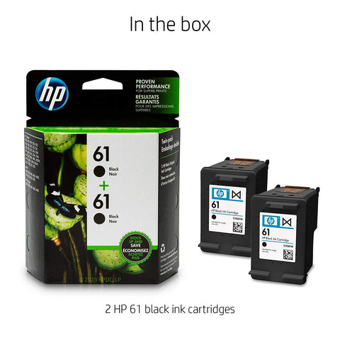 HP 61 Ink Cartridges Black (2pk)