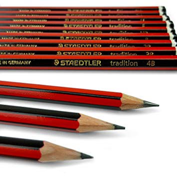 Staedtler Tradition Pencils 2H - School Drawing Sketching Art Pencils -  1-100