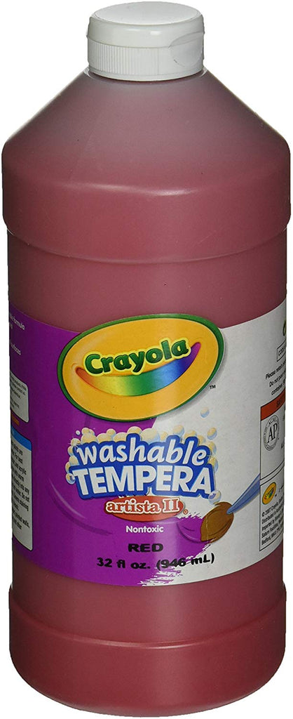 Crayola Artista II 32 oz Washable Tempera Paint, Blue