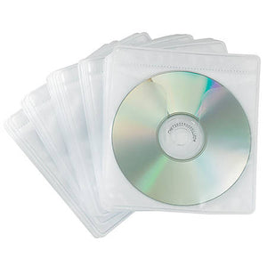 Ativa 2-Sided CD Sleeves, 100 Capacity, Pack Of 50