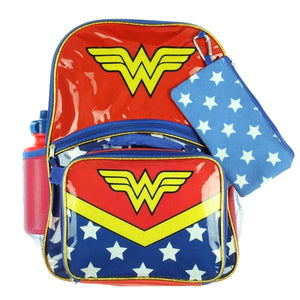 Wonder Woman Backpack 5pc Set