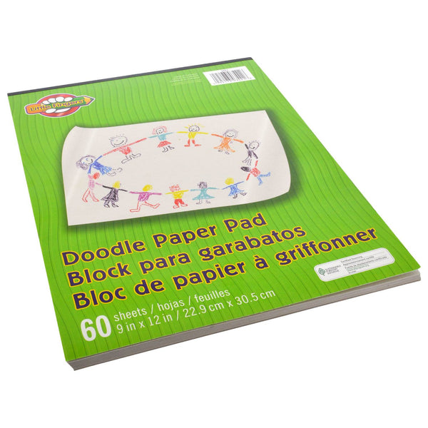 Doodle Paper Pad LITTLE FINGERS ( 60 Sheets 9in*12*in)