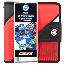 Case It Open Tab  3 Ring Binder