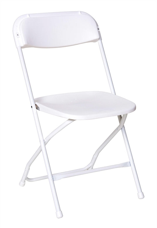 White Poly Folding Chair