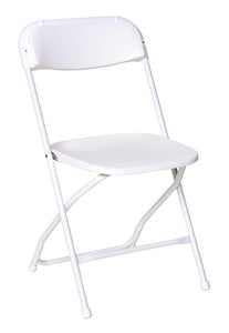 White Poly Folding Chair