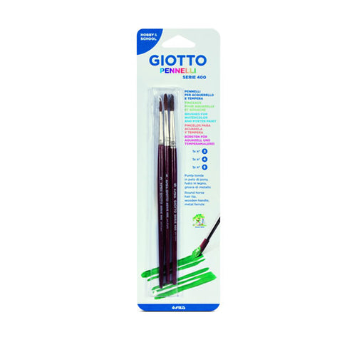 Artist Paint Brush (GIOTTO PENNELLI 3 PC)
