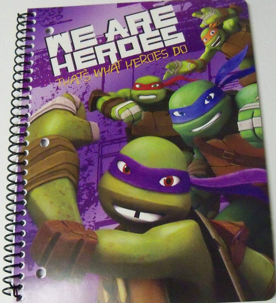 Notebook Wide Ruled 80 Sheets (Marvel, Frozen, Ninja Turtles)