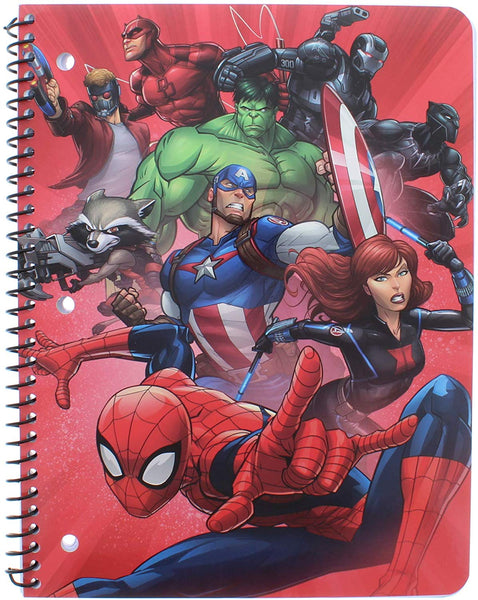 Notebook Wide Ruled 80 Sheets (Marvel, Frozen, Ninja Turtles)