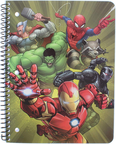 Notebook Wide Ruled 80 Sheets (Marvel, Frozen, Ninja Turtles)