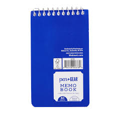 Memo Book Pen+Gear (80Sheets ,7.6Cm*12.7CM)