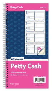 Petty Cash Receipt ADAMS (200 Carbonless Sets)