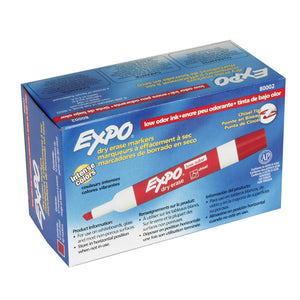 Markers Dry Erase Expo (CHISEL TIP 12 P/BOX )