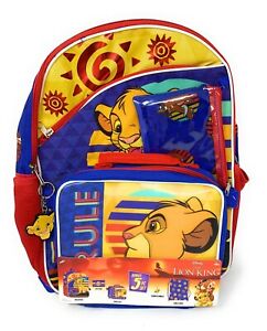 Lion King Backpack Set