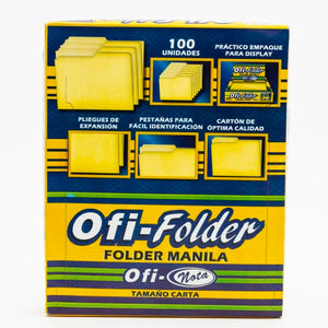 Letter Size Manila Folder