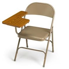 Folding writing chair with best sale full pad